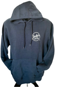 Navy Hoodie with white font
