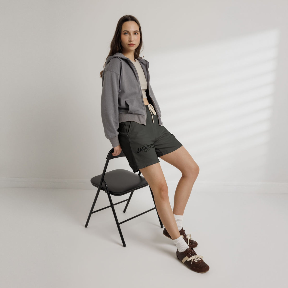 Jackets Team Fleece Sweat Shorts — Garment-Dyed Lightweight Lounge Shorts