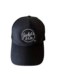 Black Mesh back Trucker Hat