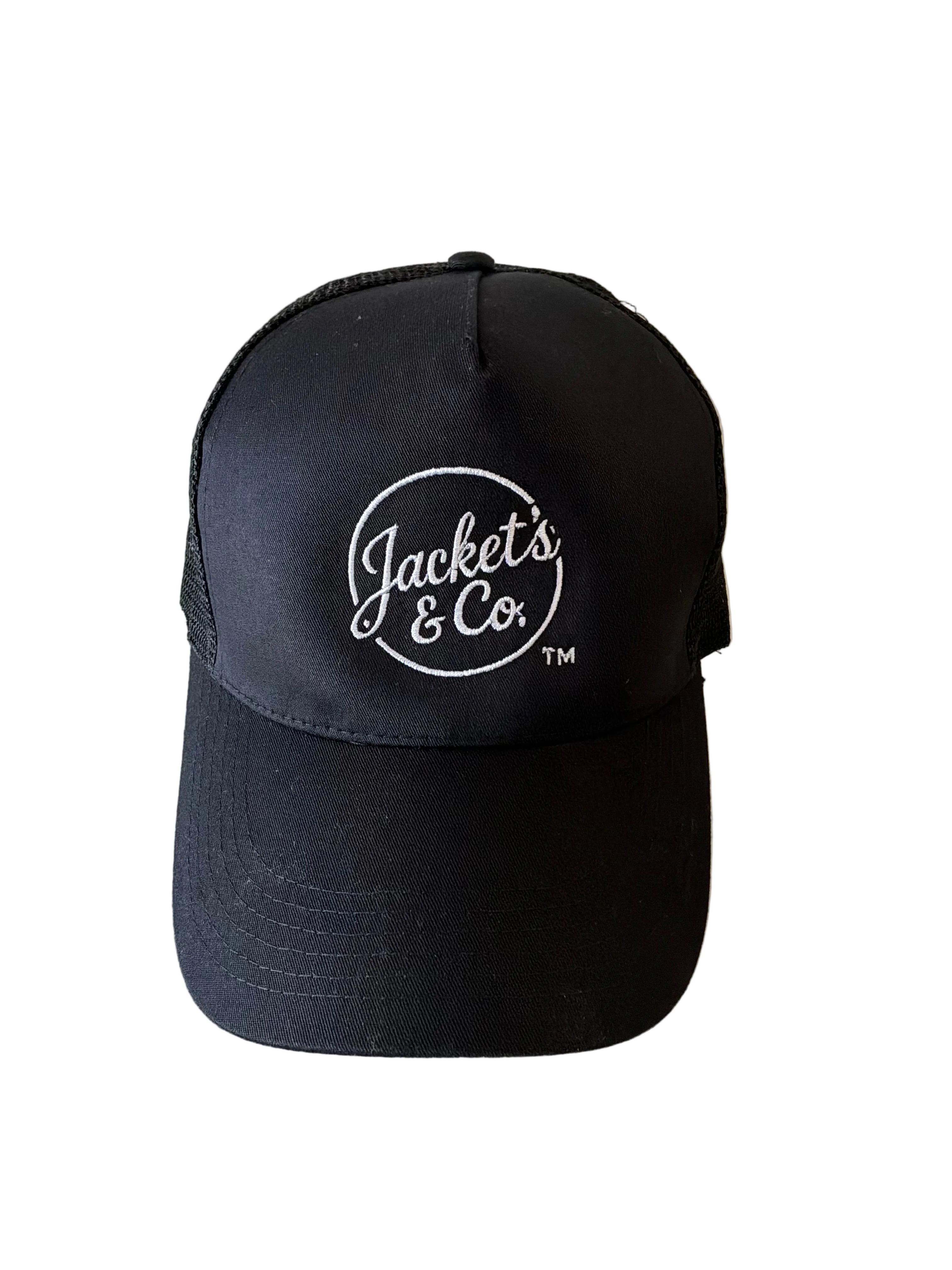Black Mesh back Trucker Hat