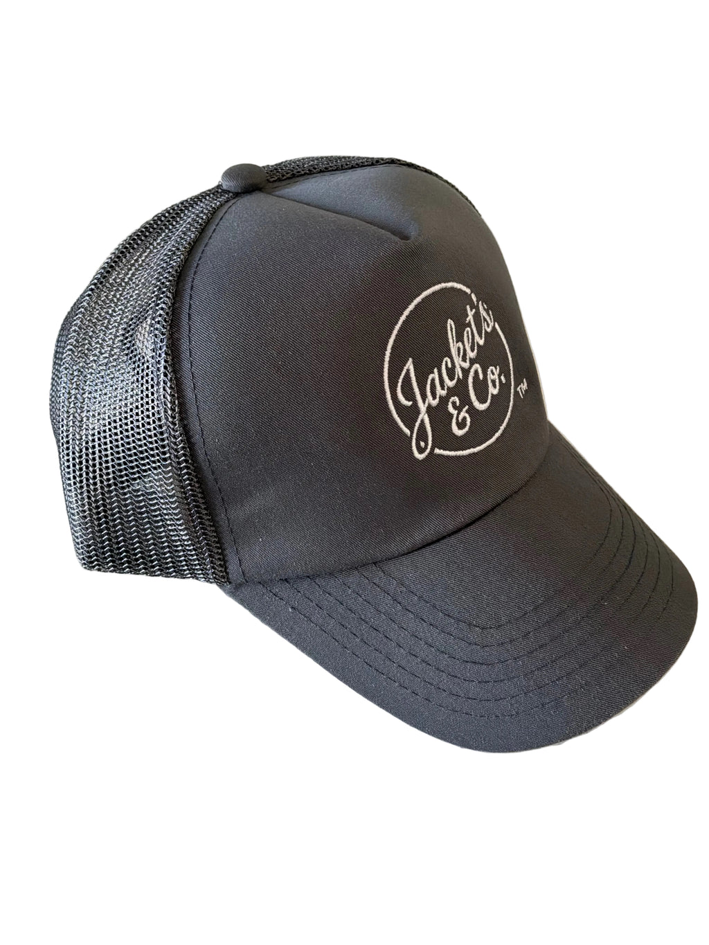 Gray Mesh back Trucker Hat
