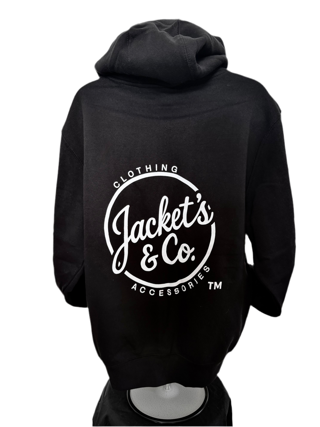 Black Hoodie with white font