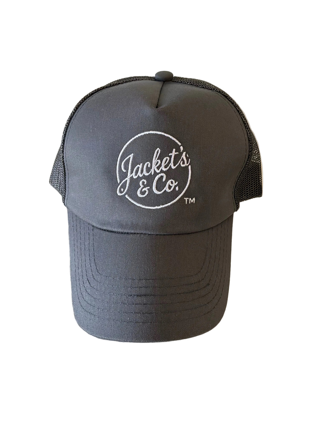 Gray Mesh back Trucker Hat