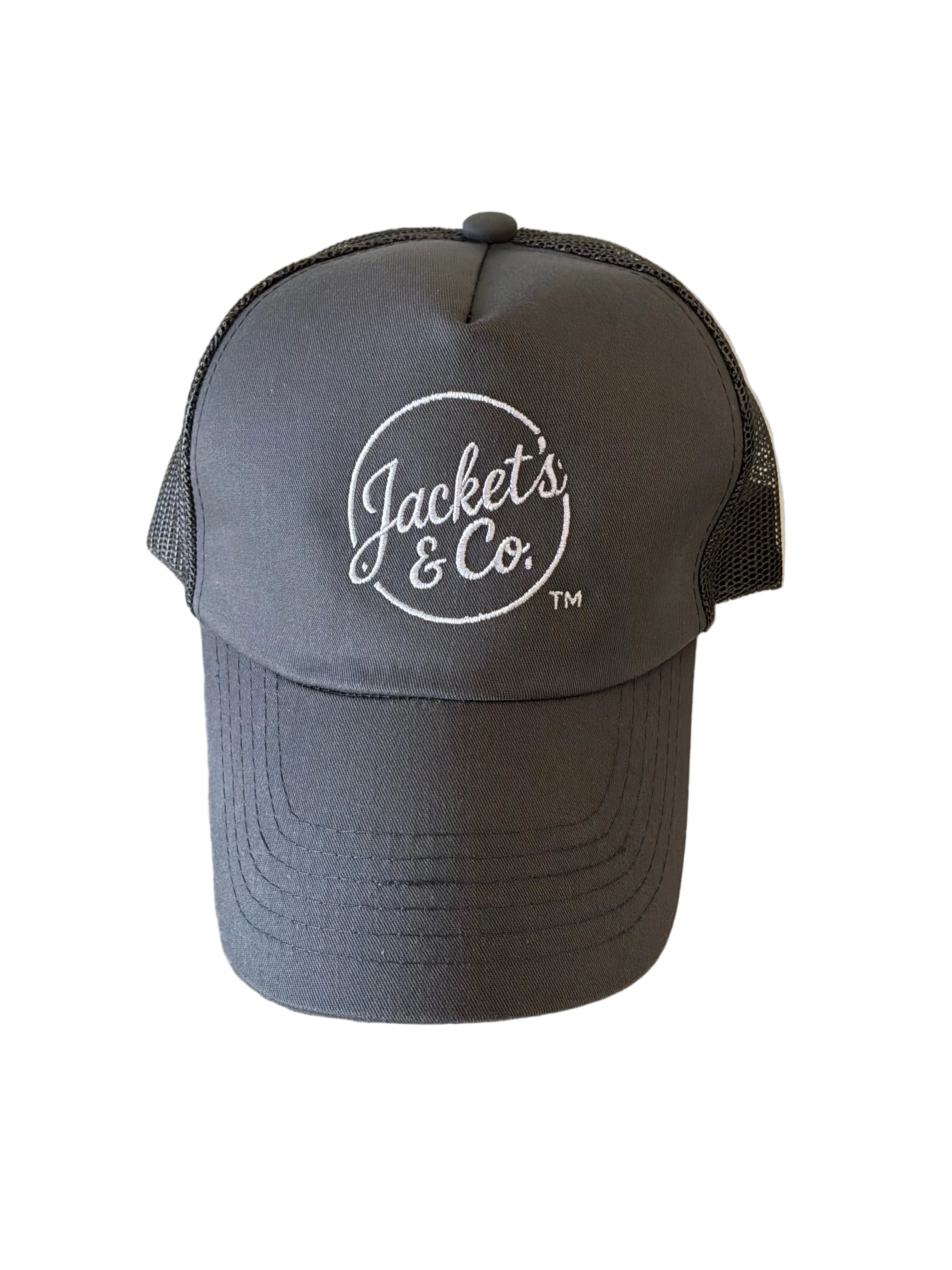 Gray Mesh back Trucker Hat