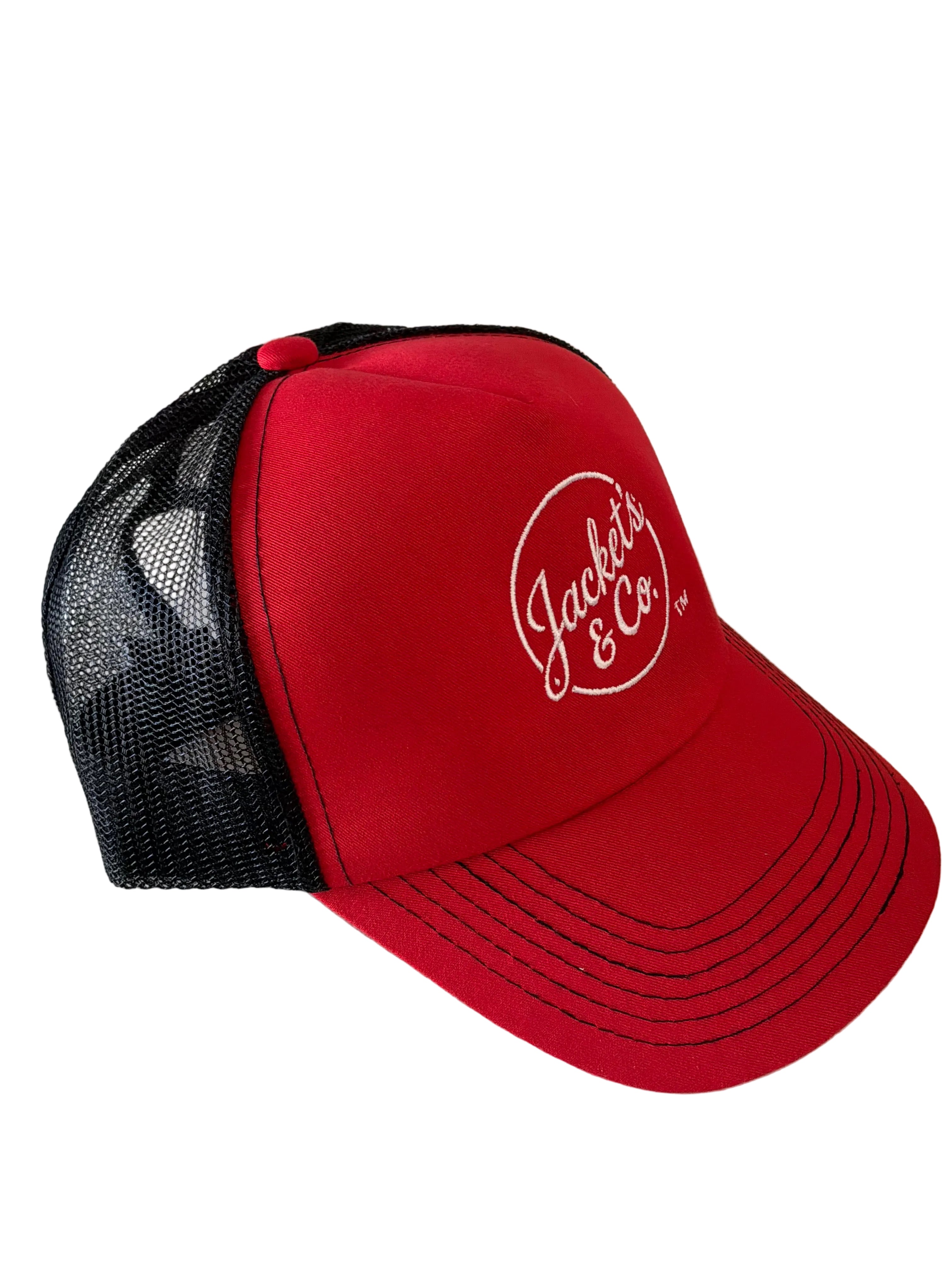 Red and Black Trucker Hat
