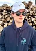 White Hat with Black Logo