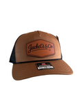 Limited Edition custom Hexagon Leather Logo Trucker Hat