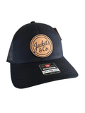 Limited Edition Trucker Hat with Leather circle Logo
